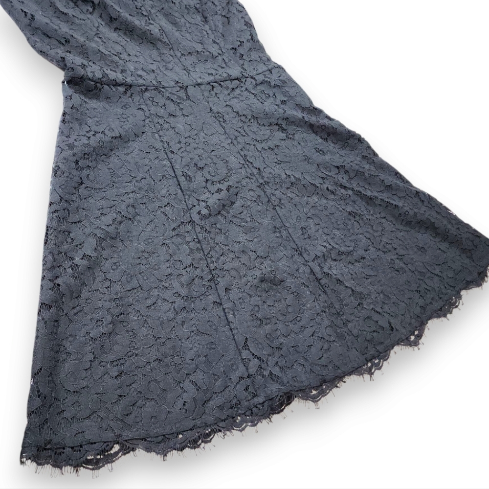Joie Nikolina Black Lace Cocktail Party Mini Dress Size Medium - Picture 15 of 16